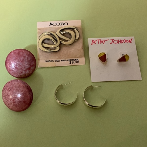 Earrings lot, four pair - Picture 2 of 10